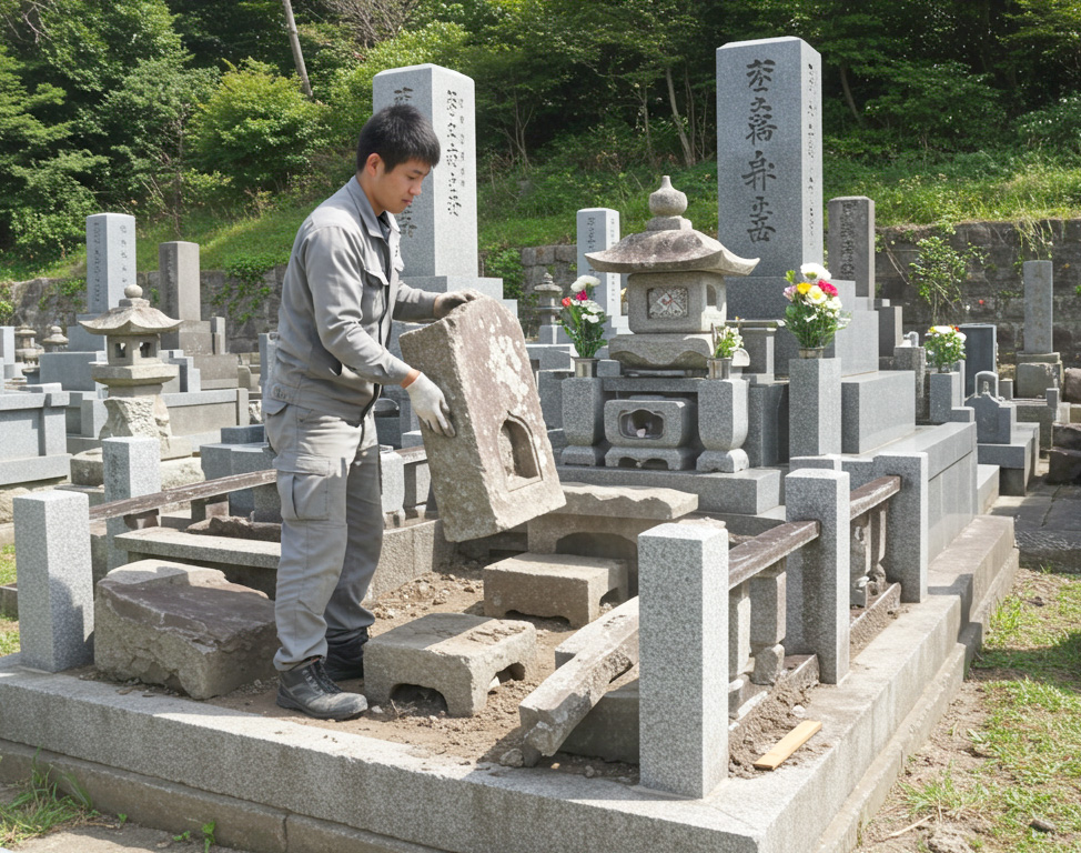 遠方に住んでいるのでお墓参りが困難でした